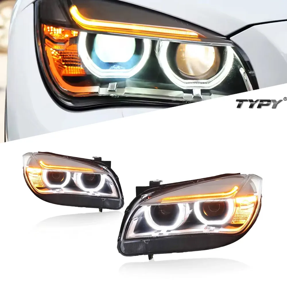 

Car Styling Head Lamp Assembly For BMW X1 E84 Headlights 2010-2015 Upgrade Modified to NEW BMW Dynamic Turn Brake LED Headlights