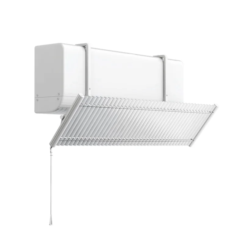 ABXF-2X Aluminum Louvers Air Conditioning Windshield Anti-Direct Blowing Air Deflector Household Air Conditioning Baffle