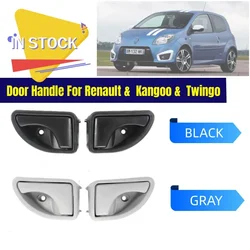 1 Pair Car Interior Door Handle For Renault 1997-2007 Kangoo & 1997-2003 Twingo Front Left Right Knob 8200247802 82002478