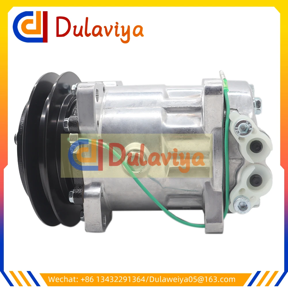 

AC Compressor SD7H15 For Mitsubishi Kobelco Kato Komatus Fuso 7120-8019 71208019 Air Conditioning System