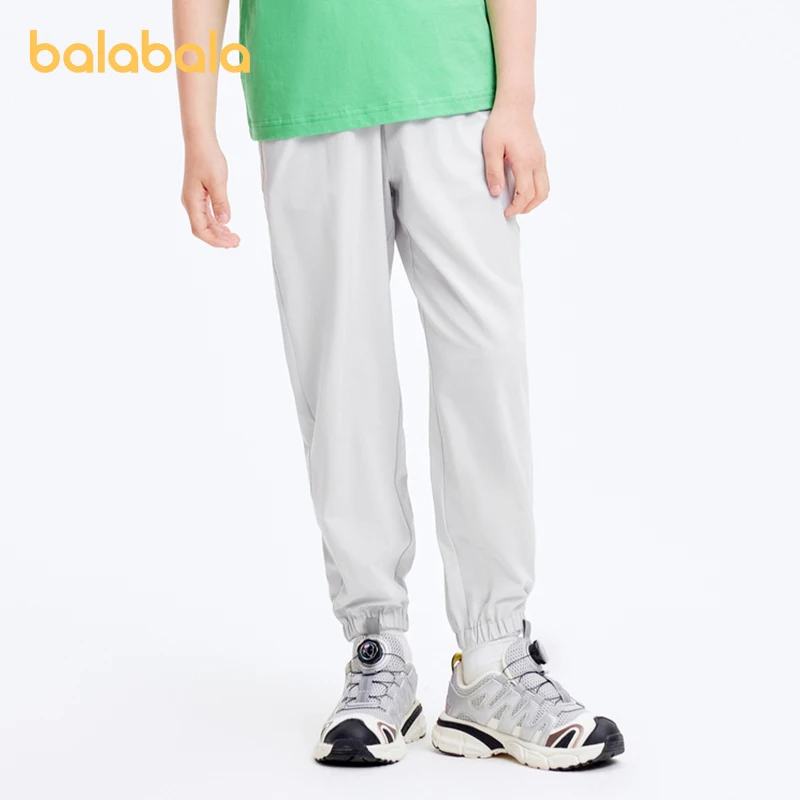 

Balabala Children's Clothing Children's Long Trousers Boys and Girls 2025 Summer Version Mosquito-proof Trousers