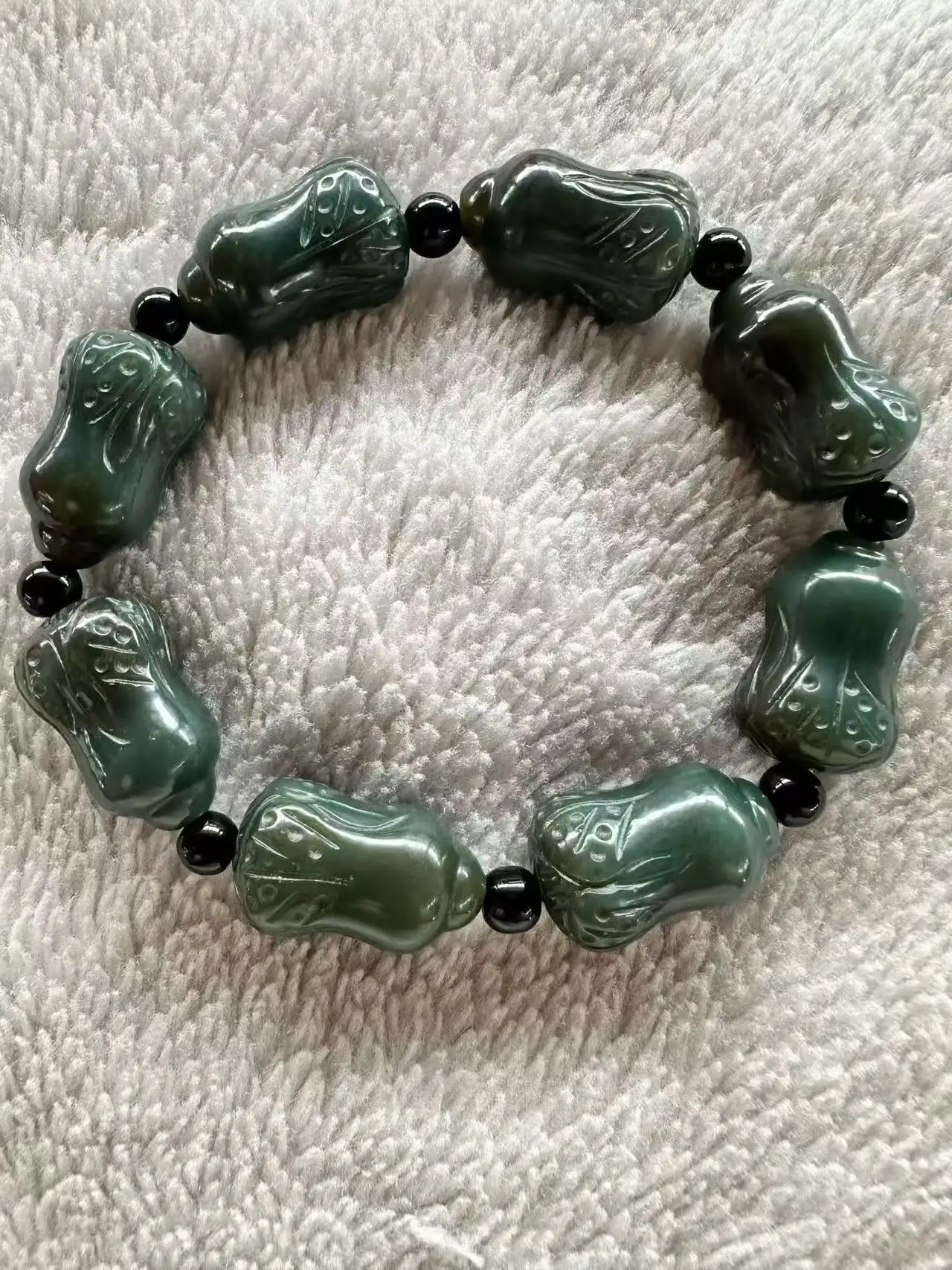 Natural Hetian Jade Bracelet hand carving Cabbage Jade Bracelets Neutral high-end jewelry Bangles Add certificate