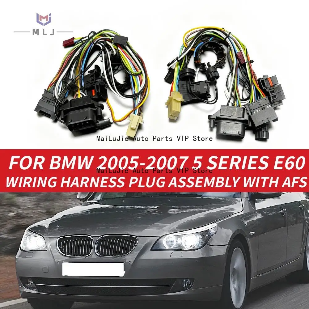 

Headlight Wiring Harness For 2005-2007 BMW 5 Serises E60 E61 Headlight Internal Wire Harness Plug With AFS Car Accessories