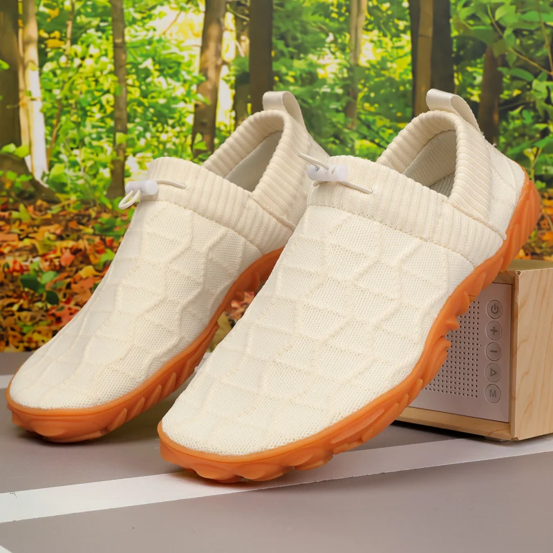Zapatos sin cordones descalzos para mujer y hombre, zapatos cómodos minimalistas antideslizantes para caminar, zapatillas para correr al aire libre y playa, agua