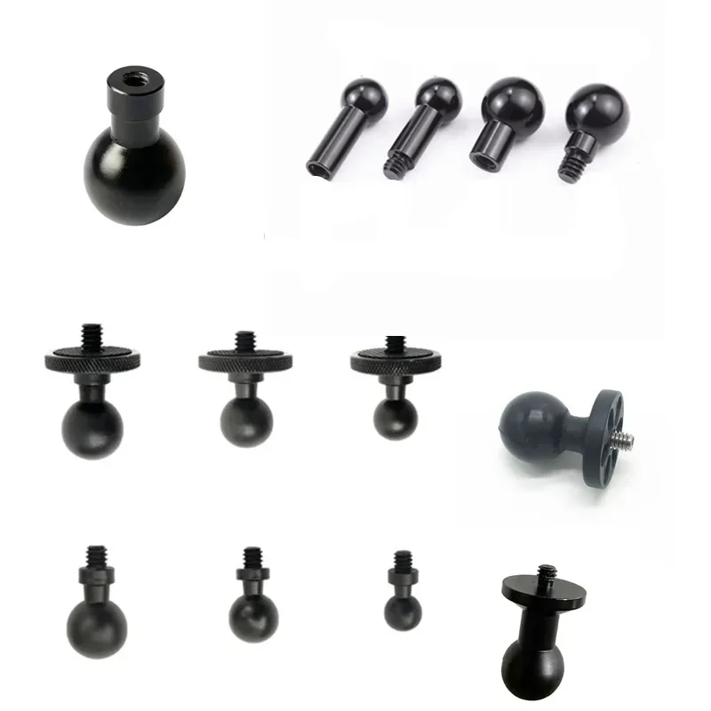 13mm 15mm 17mm 20mm 25mm Ball Head Mount 1/4\