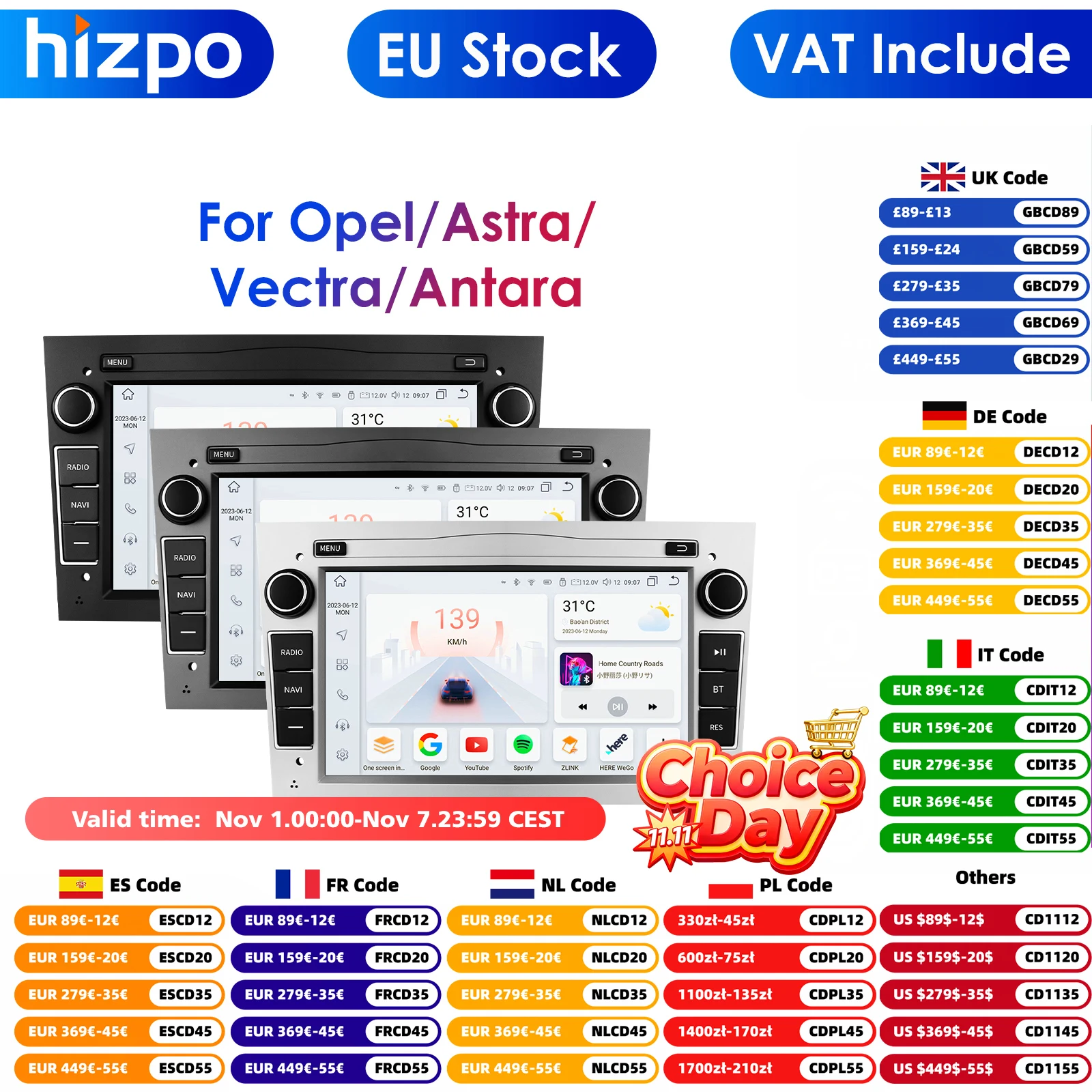 CarPlay 4G-LTE Android 14 Auto Radio For Opel Astra H J Vectra Vauxhall Antara Zafira Corsa C D Vivaro Meriva Veda Car Autoradio
