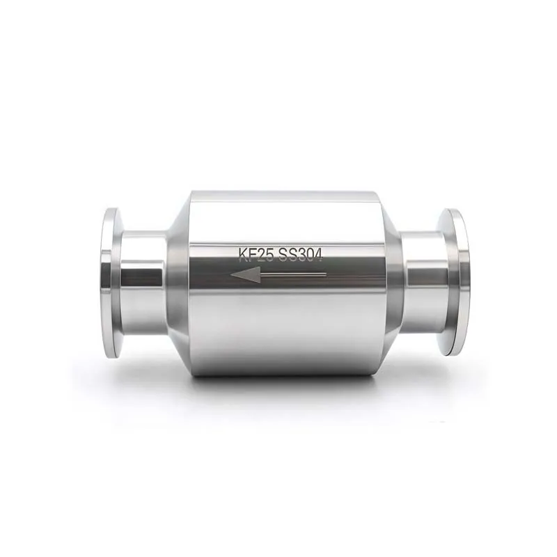 304 Stainless Steel Vacuum  Exhaust Check Valve Vacuum Pump KF16 KF25 KF40 KF50