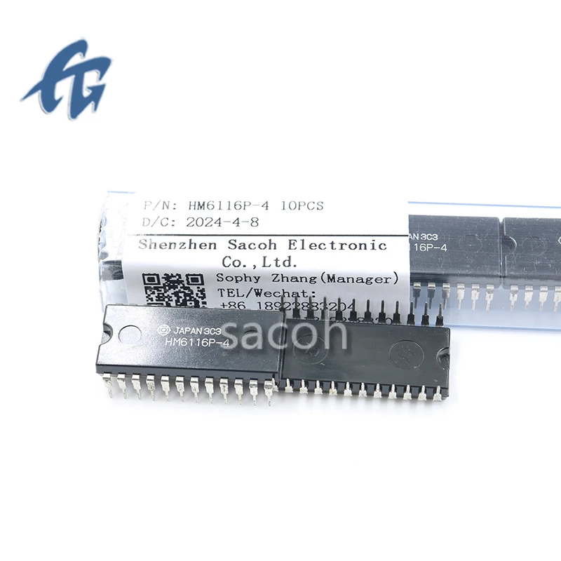 

(SACOH Electronic Components) HM6116P-4 2Pcs 100% Brand New Original In Stock