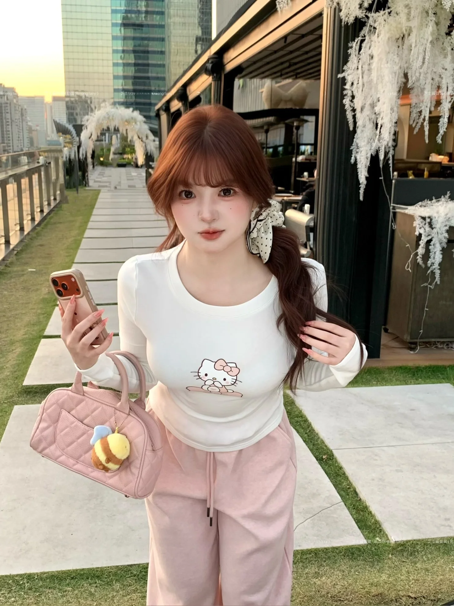 Cute Kit Print Slim…