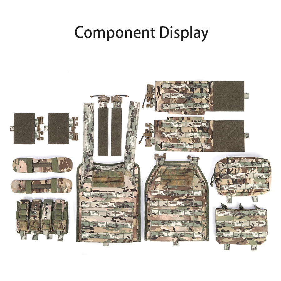 Sac d'équipement quadruple de conception légère, uniforme de sécurité avec épaules et taille détachables rapides