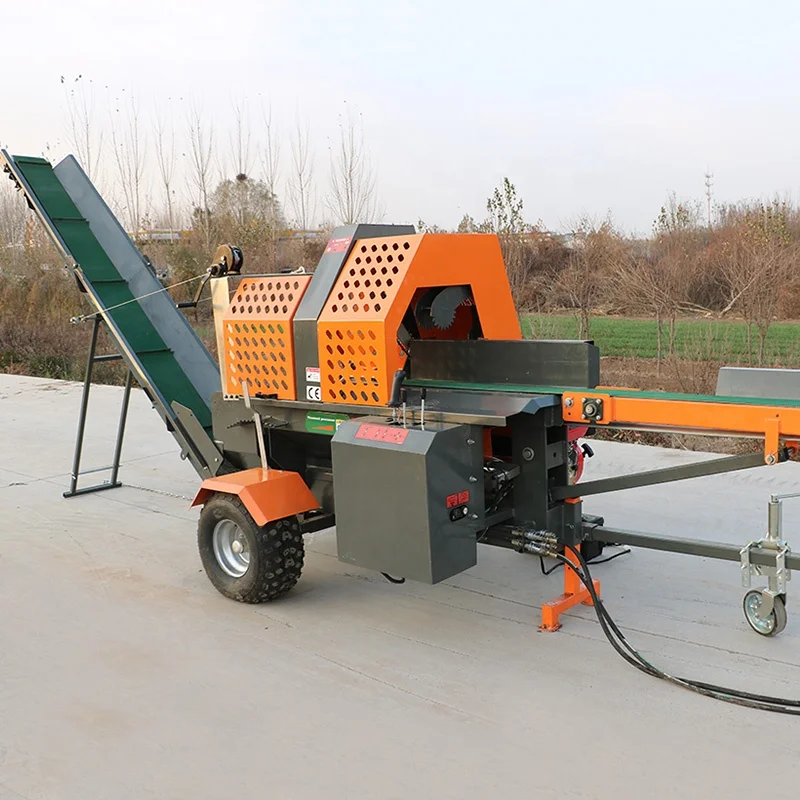 2019 New ce hot 30 ton firewood processor wood processor automatic firewood processor with 27hp