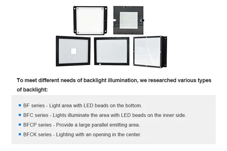 LT2-BFCP9090 China Supplier Machine Vision Quality Inpspection 24V High Desntiy Infrared LED Backlight