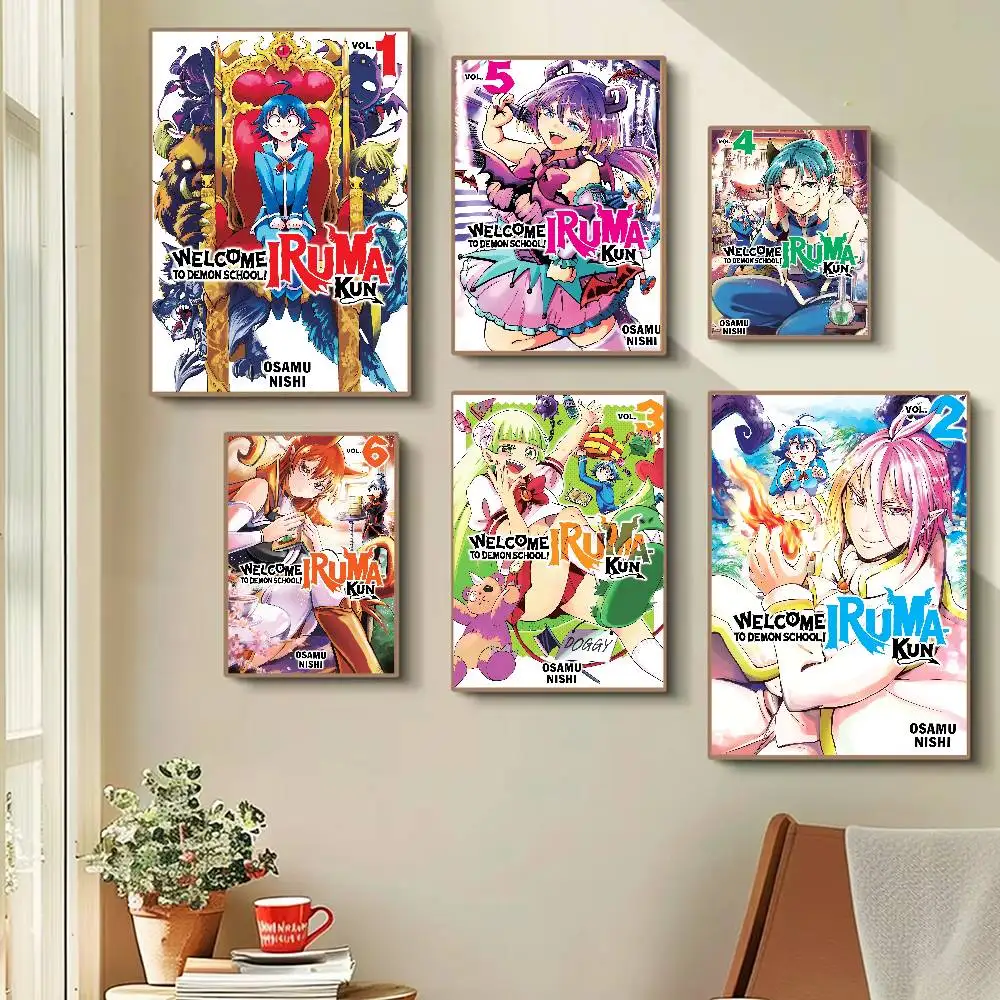 Manga Welcome To Demon School! Iruma-kun Funny Cute Posters Prints Canvas Painting Wall Art Picture Living Room Home Decor