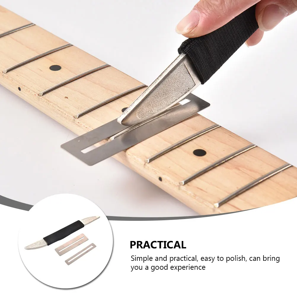 

1 Set Sturdy Guitar Nut Polishing Tool Durable Fret File Efficient Luthier Sanding Set Accessories
