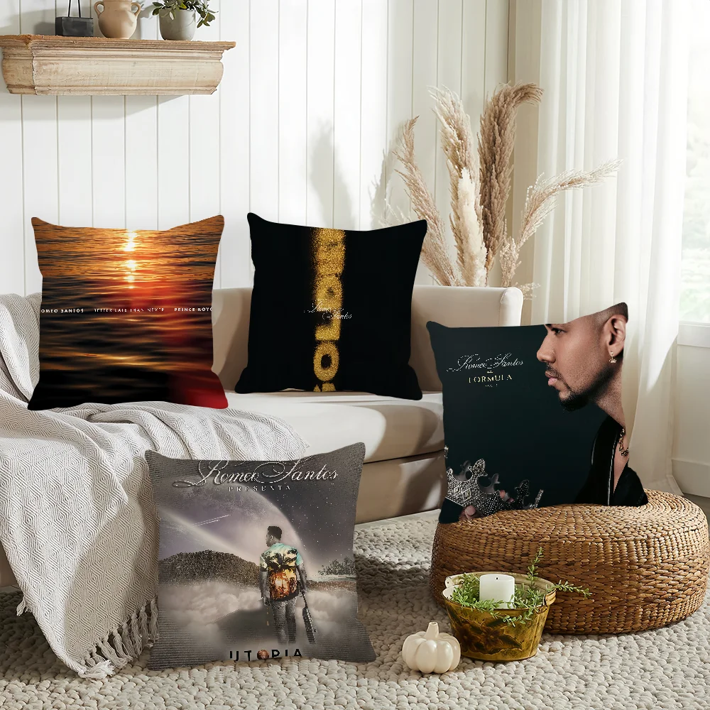 المغني اللاتيني R-romeo Santos أفضل أواخر من أبد كيس وسادة مناسب لغرف النوم وغرف المعيشة والسيارات والديكور المنزلي