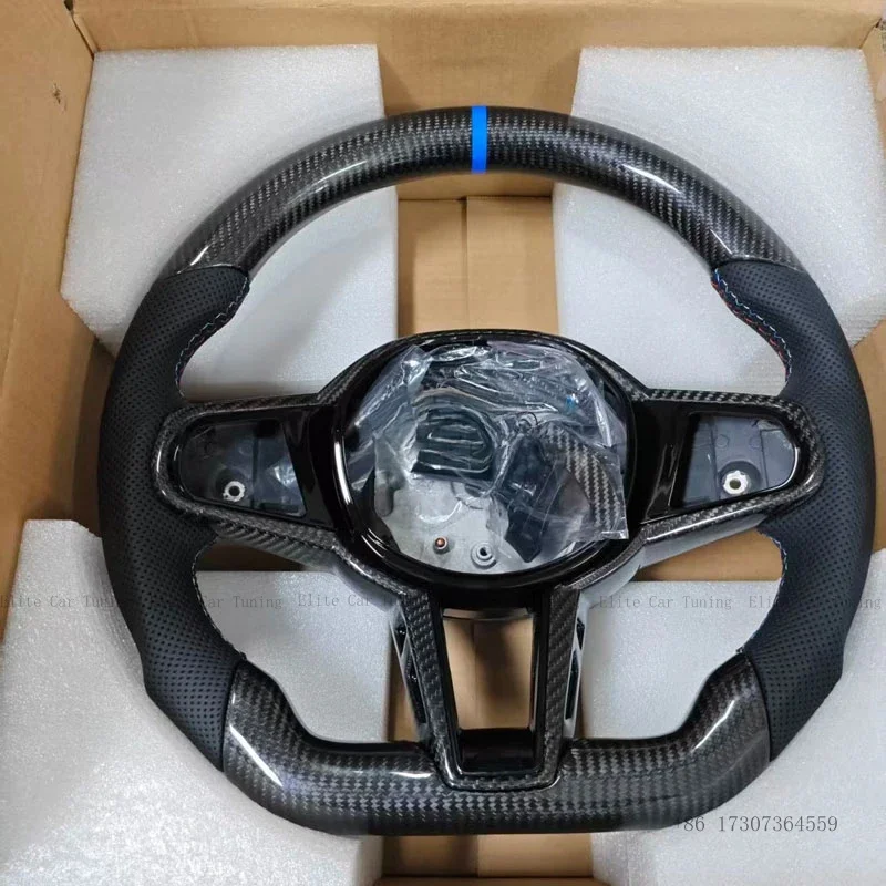 

Спортивный руль из карбона для BMW G02 G05 G06 G20 G21 G22 G26 G29 G30 G80 G82 G87 F40 F44 F92 X3 X5, автомобильные аксессуары