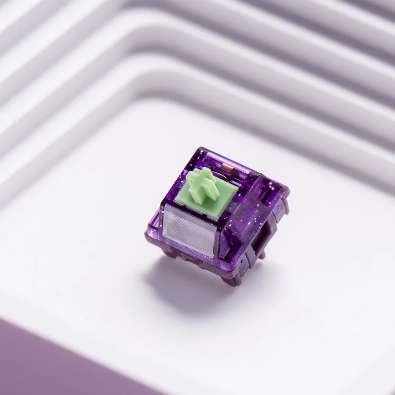 Reze Switches Custom 5pins Pure Stuffiness Advance Large Paragraph Switch 35/45/50gf Smooth for Mechanical Keyboard Accessories