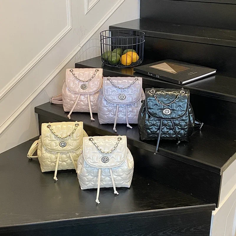 

Chic Solid Color Satchel Bag - Textured Leather Messenger With Vintage Vibes And High-End Women's Luxury Style