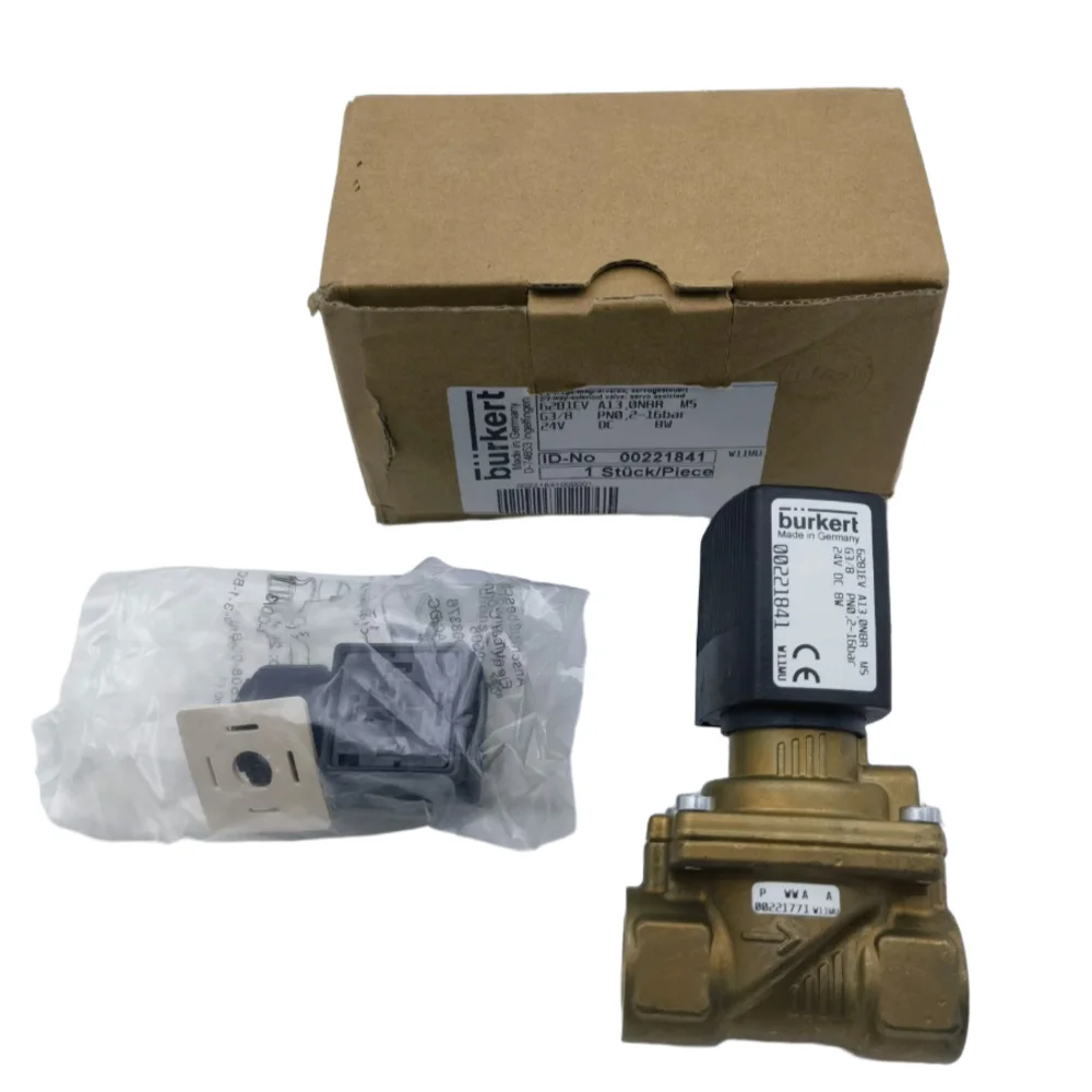 00221841 Burkert 6281EV G3/8 2/2 Normally Closed 00221842 00221843 Brass Valve Body 13.0 Flow Hole NBR Seal