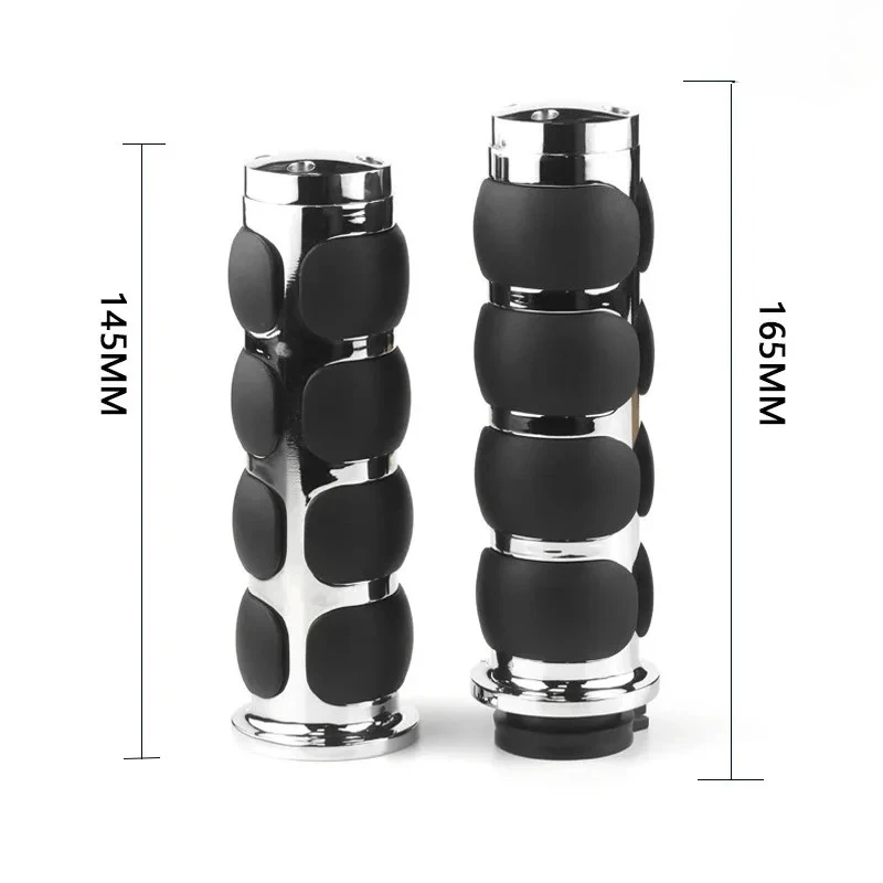 1 "دراجة نارية مقود اليد القبضات 25 مللي متر الألومنيوم المطاط مقبض ل هارلي بجولة سوفتيل فات بوي سبورتستر XL 883 1200 داينا