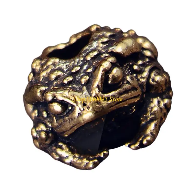 Dxae sapo cuentas metal colgante para paracord y joyas elaborando gran agujero