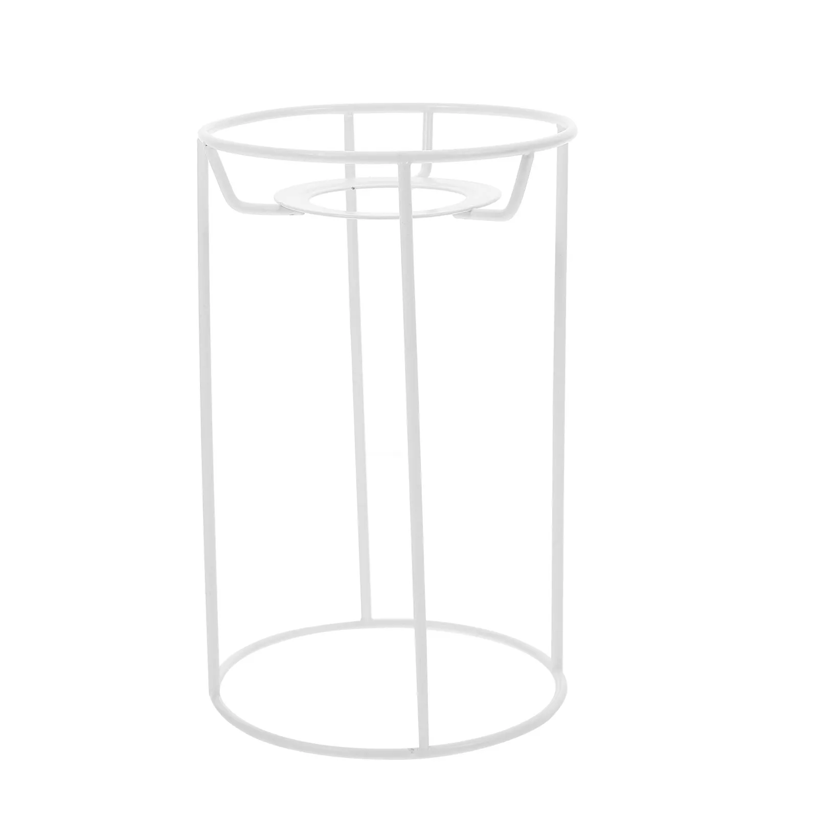 

White Iron Lampshade Frame E27 Socket DIY Lamp Holder for Table Ceiling Light Vintage Industrial Support Metal