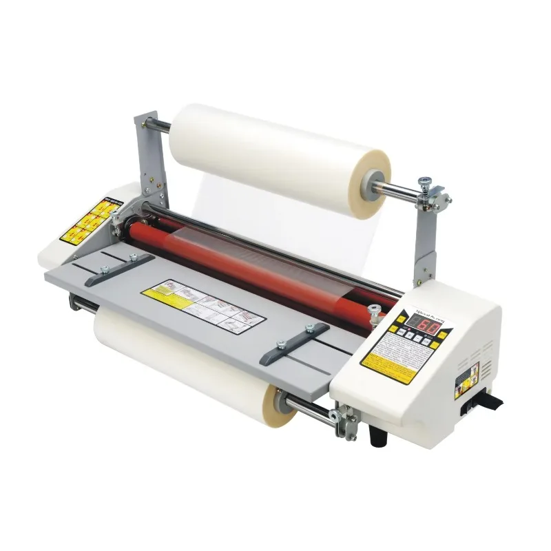 Double-sided adjustable speed manual a2 a3 a4 hot and cold laminator