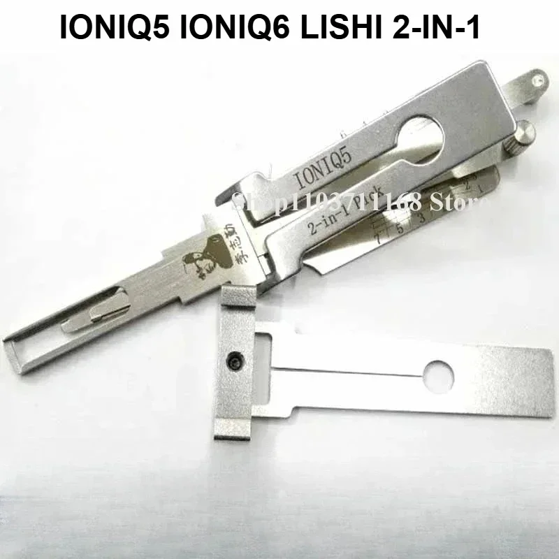 IONIQ5 IONIQ6 LISHI 2-IN-1 Picklock and For Hyundai Ioniq Tucson Tool Locksmith KK12 2-in-1 Key Decoder Car Automotive Picking