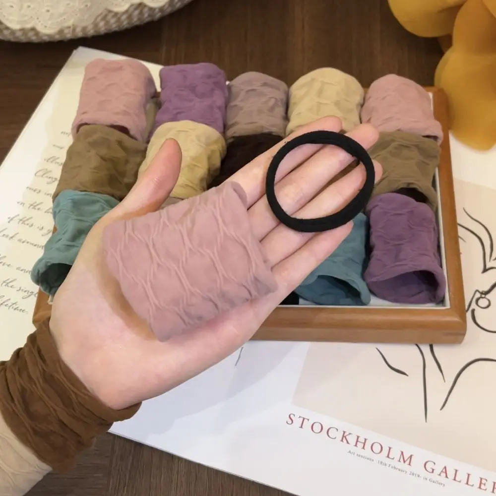 5 sztuk/zestaw Nowe, szerokie gumki do włosów, elastyczne, grube gumki do kucyka, kolorowe gumki dla dziewczynek