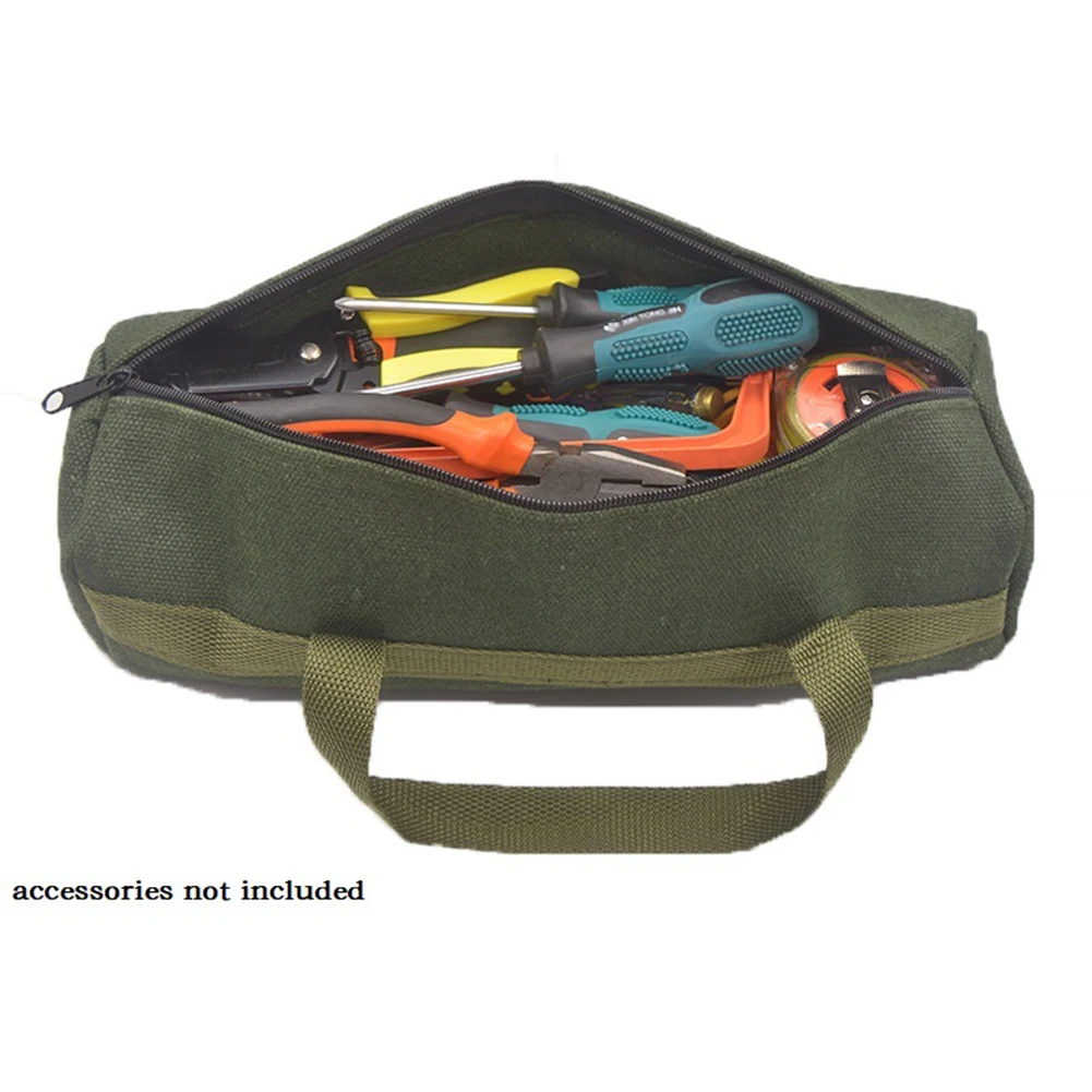 Multi functional Electrician Tool Bags  Sturdy Canvas Tool Storage Bags for Screws  Nails  Drill Bits  Convenient and Practical