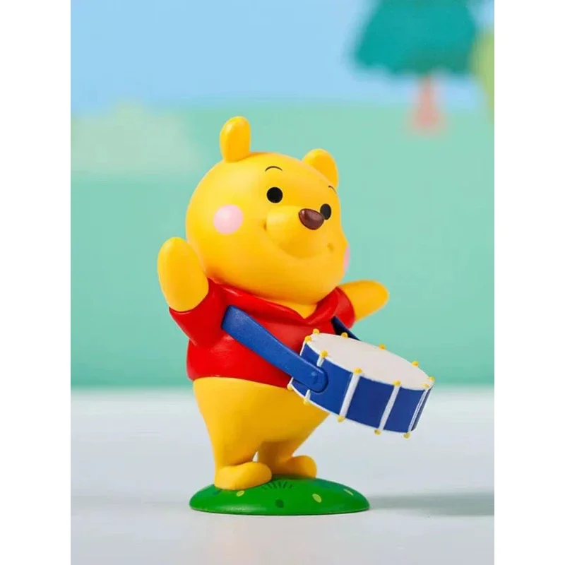 

Disney Winnie the Pooh Set Piglet Tigger Donkey and Winnie Bear Desktop Model Ornaments Children Exquisite Birthday Gift