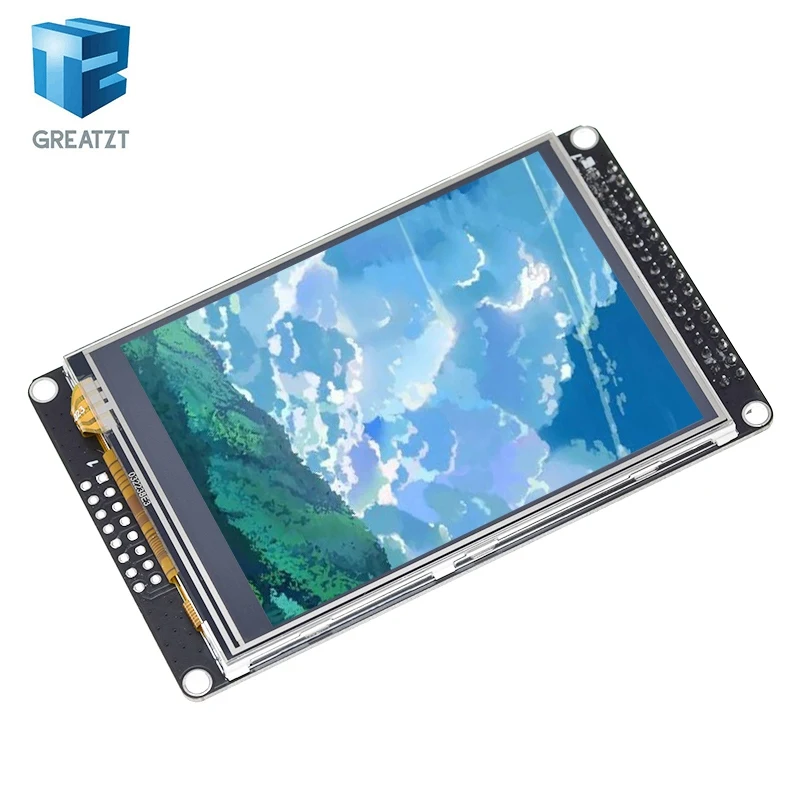 

GREATZT 3.2 inch LCD TFT with resistance touch screen ILI9341 for STM32F407VET6 development board Black