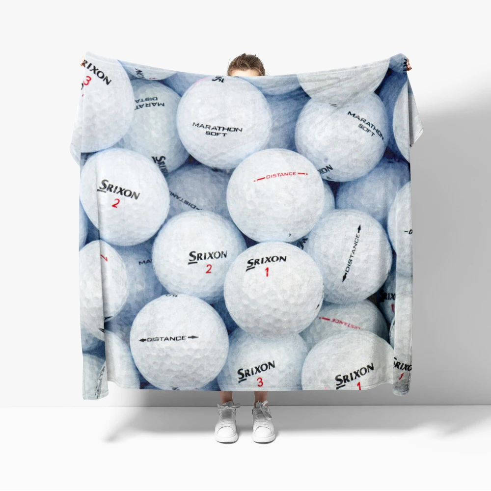 Golf Flannel Blanket Golfs Sports Blanket for Sofa Decoration Outdoor Decoration