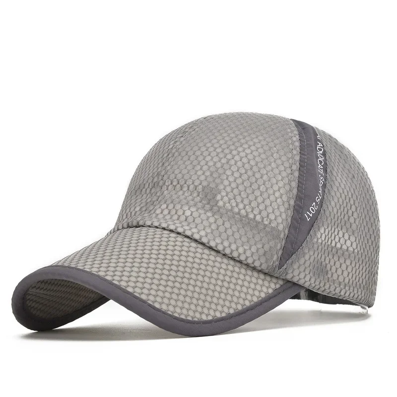 Atmungsaktive Mesh Baseball Cap Snapback Trucker Caps Männer Visier Baseball Hut Frauen Outdoor Streetwear Hip Hop Knochen
