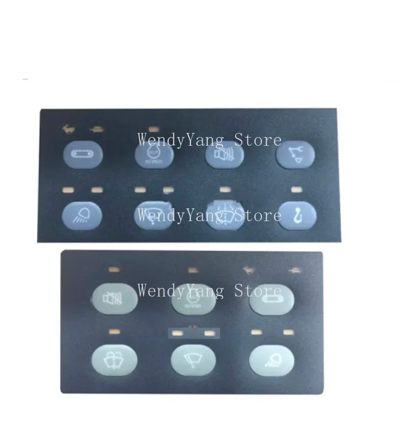 Excavator Cab Display Button Accessories Meter Sticker Excavator Accessories Fit For CATERPILLAR CAT 320B/C/D