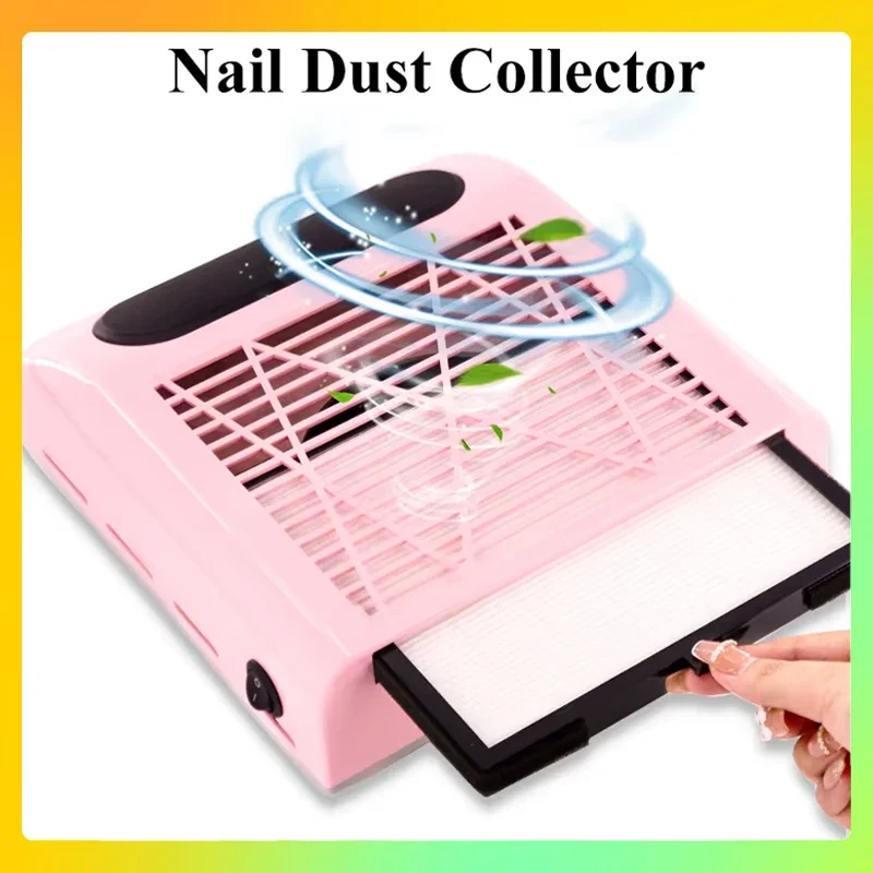 

Для дизайна ногтей, маникюрный станок, мощный пылесборник для ногтей, пылесос со съемным фильтром, вентилятор для извлечения ногтей