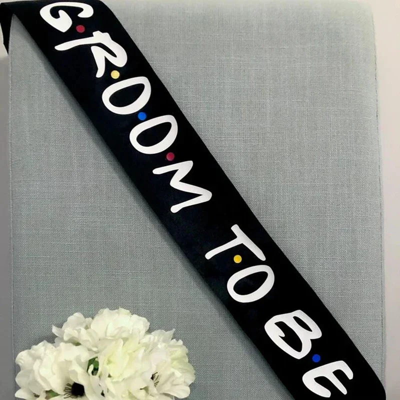 I Do Crew Bridesmaid Maid of Honor groom Bride to be sash Friend Theme Bachelorette Party bridal shower decoration proposal gift