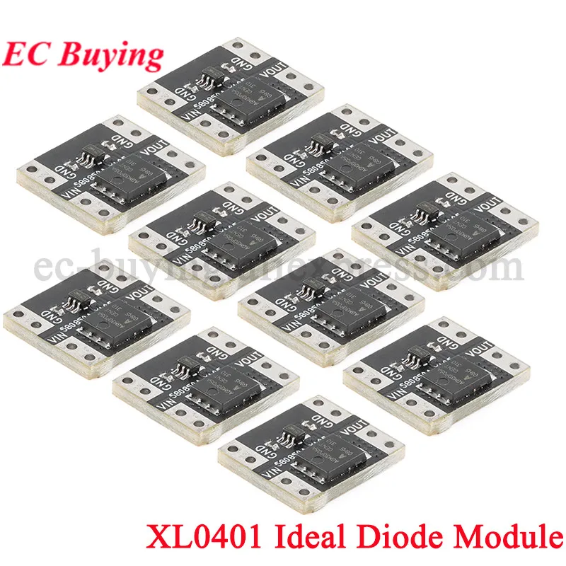 5pcs/1pc XL0401 Ideal Diode Module Simulation Ideal Diode Rectifier 3V-26V 5.5mΩ Low Internal Resistance MOS Board