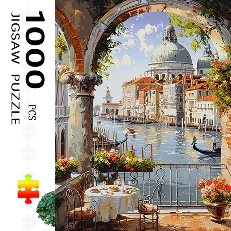500 Pieces Jigsaw Puzzle Indoor Landscape Puzzle Educational Toy for Kids Children 's Games Christmas Gift