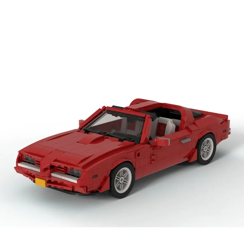 MOC-197148red New Supercar Assembly and Splicing Block Model 1088 PartsMOC Creative Block Toys for Boys and Children's Birthdays