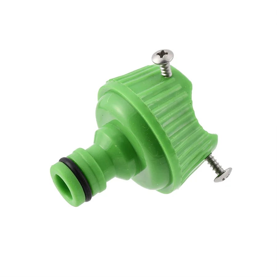 Universal Garden Tap Connector Plastic Hose Adapter with Screws for Kitchen Tap and Irrigation Use Easy to Install Leak-Proof