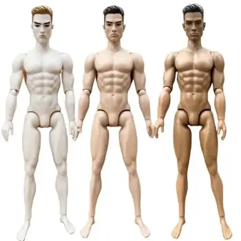 BJD nahý mužský model 1/6, pohyblivý kloub, sval, akční panenka, příslušenství, DIY kreslení, držení těla, referenční panenka, okolí 6 nejlepší prodej BJD panenka mužská nahá - №4