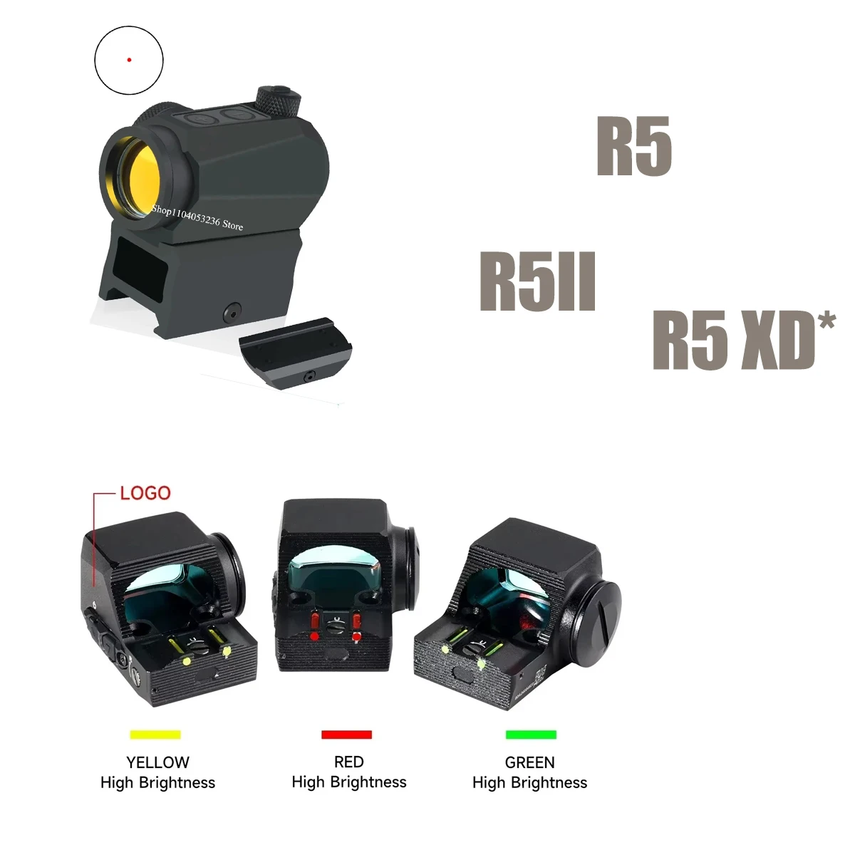 R5 Red Dot Red Light