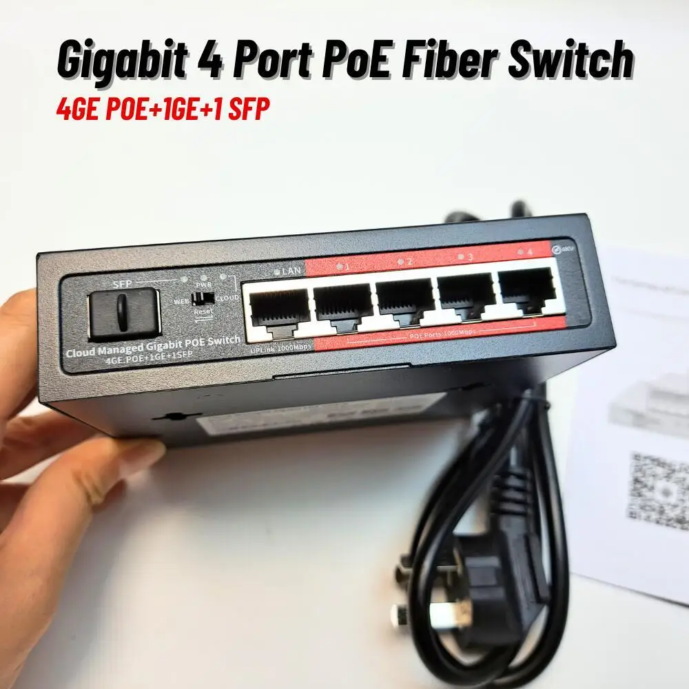 

Ethernet-коммутатор с 4 портами, 48 В, 52 Вт