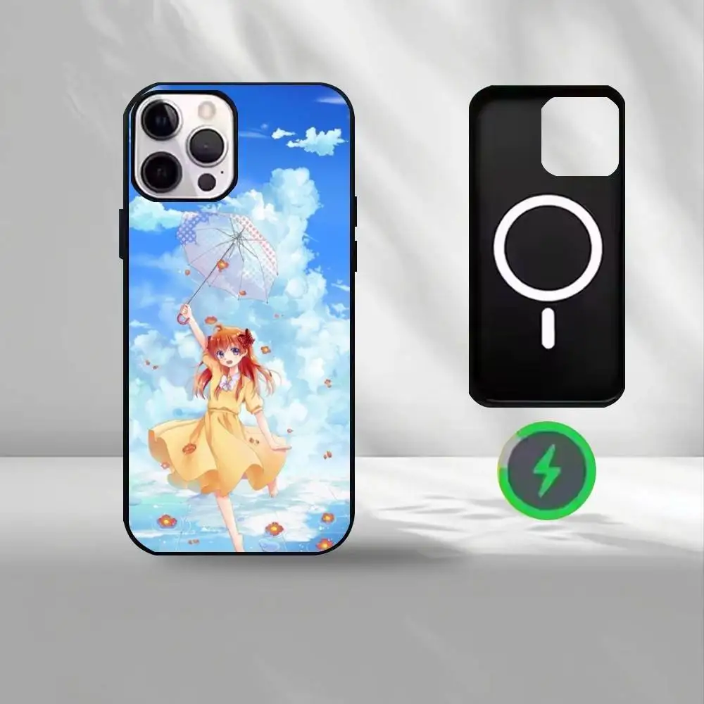 Funda de teléfono G-Gekkan Shojo Nozaki-kun para iPhone17,16,15,14,13,12, funda protectora de carga inalámbrica, funda suave