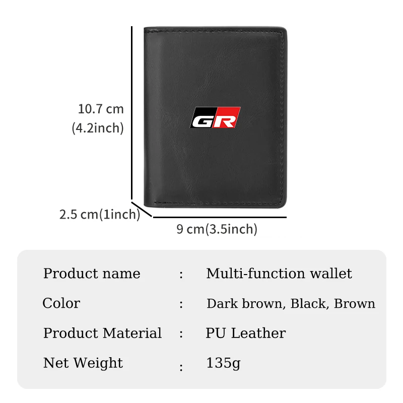 For Toyota Pop-up Leather Car Card Holder Wallet Bank Card holder Auto Accessories GR Sport Gazoo Racing Yaris 86 Corolla Hilux view 6