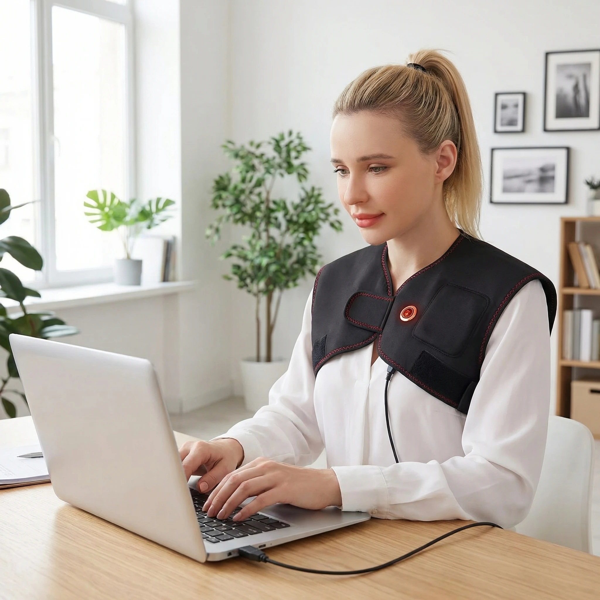 

Heating Pad for Neck and Shoulders and Back Pain Relief Birthday Gifts for Mom Dad Weighted Full Body Heat Pads Period Cramps