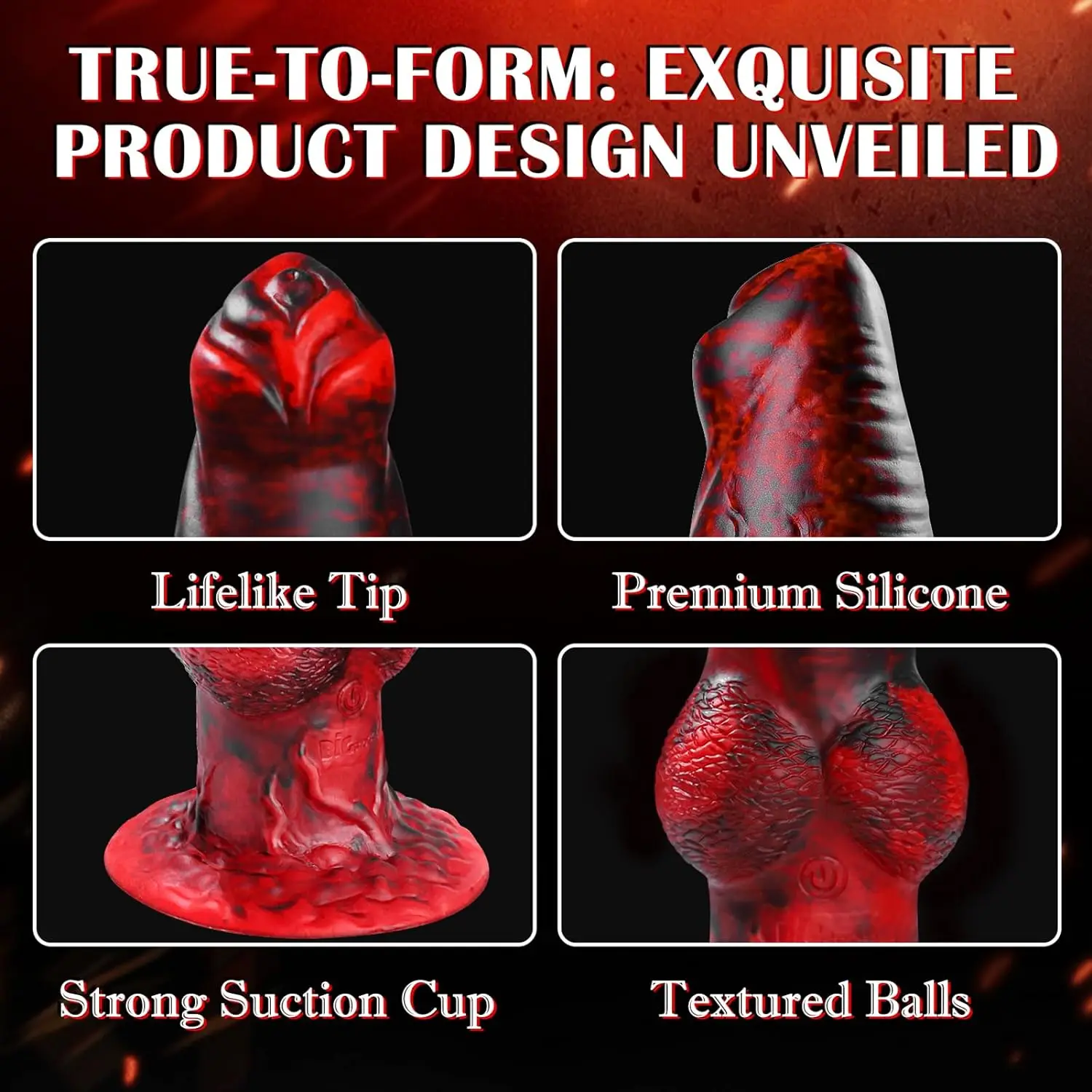 HESEKS 10.2 inch Thrusting Dildo Vibrator Realistic Huge Vibrating Penis Anal Stimulatior Monster Big Dildos with Remote Control