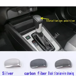 For Honda Fit Jazz 2020 2021 2022 2023 2024 Sticker Stainless Steel Inner Middle Front Shift Stall Paddle Cup Lamp Frame Trim
