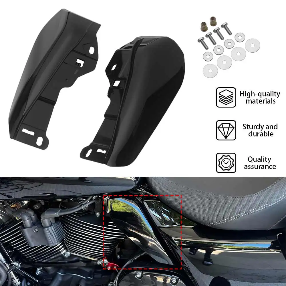 Motorcycle Mid-Frame Air Deflectors Heat Shield For Harley Road Street Glide CVO ST Special FLHX FLTRX FLHXSE FLTRXSE 2023-up